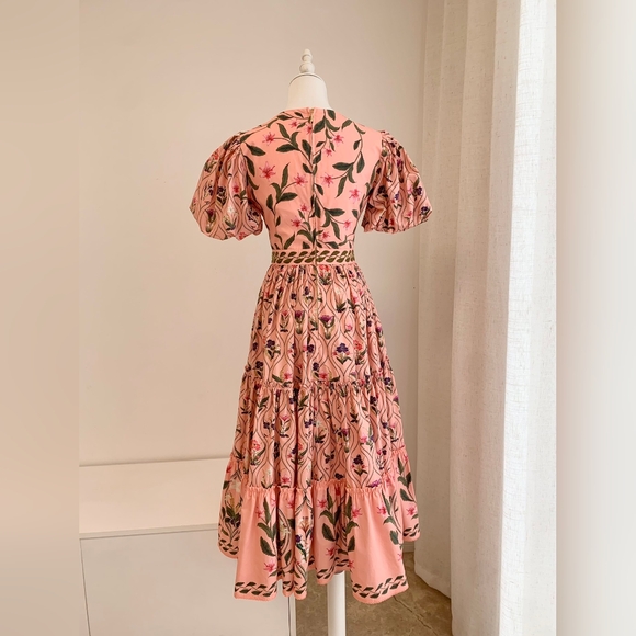 Agua by Agua Bendita Alga Pacifico tiered cotton midi dress - Picture 8 of 14